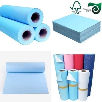 FSC 80gsm Wood Pulp Copy Paper Single Side Blue Engineering Bond Paper 36” 24”