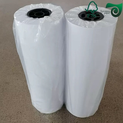 24" 500ft CAD Plotter Inkjet Bond Paper Roll Tailored For Garment Industry