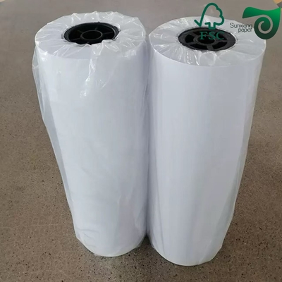 80gsm White Bond Plotter Paper Rolls For CAD Printers Available In 50m 100m 150m Lengths
