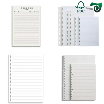 Uncoated Dictionary Paper Cardboard 40gsm 50gsm White Beige Clear Printing