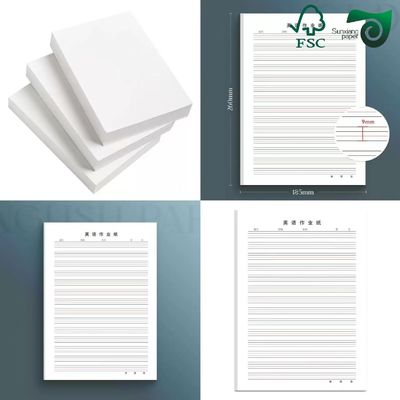 FSC Eco Friendly White Bond Paper 80gsm 90gsm Uncoated Woodfree Printing Paper