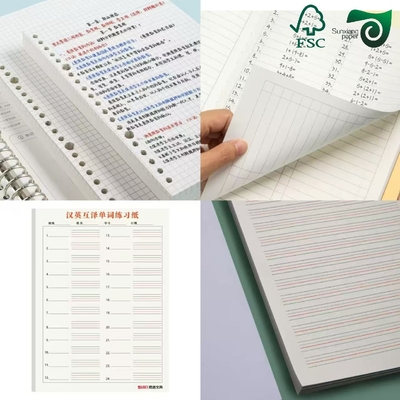 40gsm 50gsm OBA Free Uncoated Woodfree Offset Bond Paper Sheets Lightweight FSC SGS