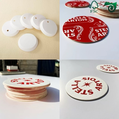 1.8mm White Absorbent Paper FSC With Good Printing Performance For Air Fresheners
