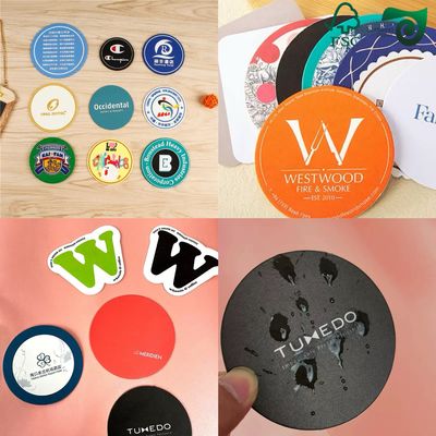 Super White Absorbent Coaster Paper 0.4mm 0.6mm Beermat Base Paper