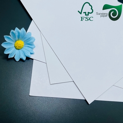 1mm 820g White Cardboard FSC With Grey Middle Layer 2 Layer Laminated Carton Board 31" 43"