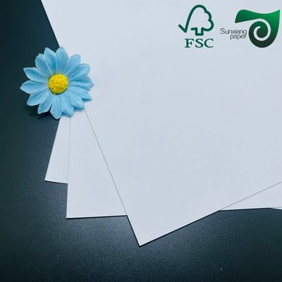 FSC Coated Duplex Stone Paper 100 400μM Recycled Waterproof Double Sided Coated Board