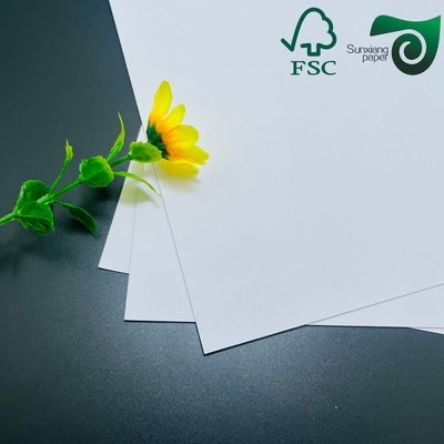 FSC 135gsm 21 29.7cm Clear Printed Double Sided Gloss Digital C2S Paper Coated Duplex Board