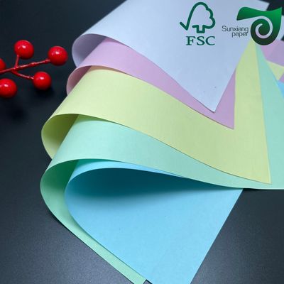 70gsm Multi Colored NCR Carbonless Paper For Purchase Order Printing