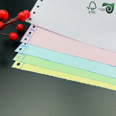 500 Sheets  Ream Digital NCR Paper 60gsm CB White Top CFB Middle Colored