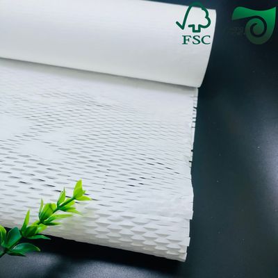 FSC 80gsm Honeycomb Shockproof Cushion Paper For E Commerce Packaging