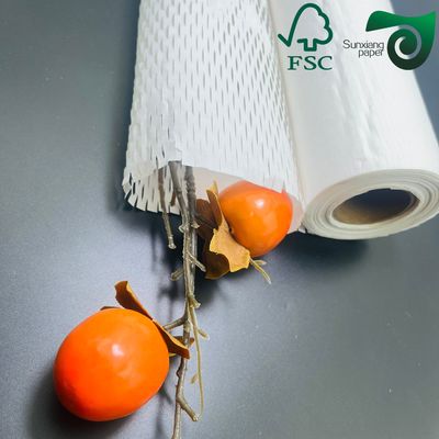 White FSC Eco Friendly Honeycomb Paper Packaging Material  Shockproof Anti Fall Express Cushion Pad