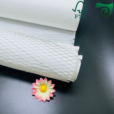 White FSC Eco Friendly Honeycomb Paper Packaging Material  Shockproof Anti Fall Express Cushion Pad