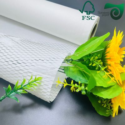 FSC Certified 100gsm Brown Honeycomb Paper Wrap  Eco Cushion For E Commerce Fragile Items