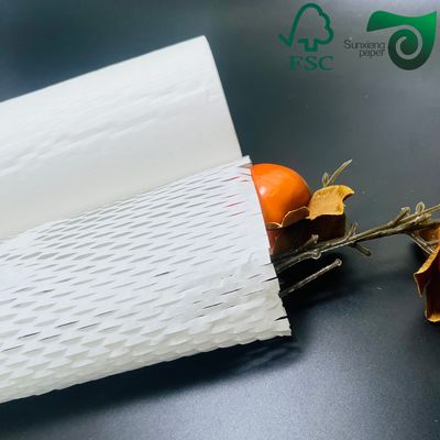 FSC Certified 100gsm Brown Honeycomb Paper Wrap  Eco Cushion For E Commerce Fragile Items