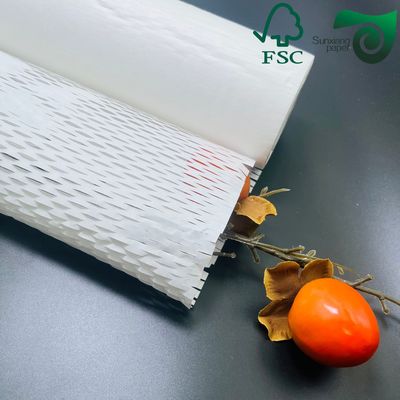 FSC Certified 80gsm White Brown Honeycomb Wrap  Eco Protection For Fragile E Commerce Goods