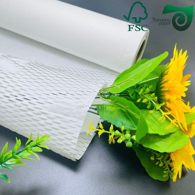 FSC Certified 80gsm Brown Honeycomb Paper Wrap Eco Cushion For E Commerce Fragile Items