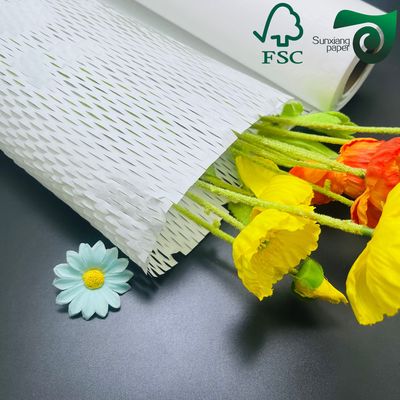 Eco Friendly Honeycomb Paper Packaging Material  Shockproof   Anti Fall Express Cushion Pad