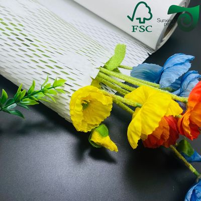 FSC 80gsm White Brown Honeycomb Paper  Eco Friendly Cushion for E Commerce Fragile Goods
