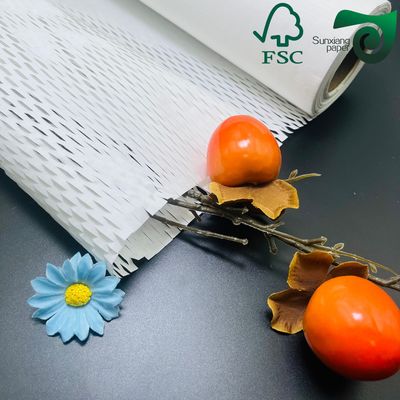 FSC 80gsm White Brown Honeycomb Paper  Eco Friendly Cushion for E Commerce Fragile Goods