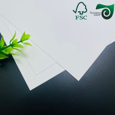 FSC 100gsm 120gsm Natural White Kraft Paper  For Grocery Shopping Bags Packaging