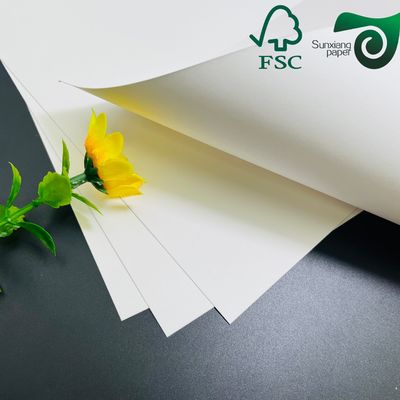 325gsm FSC Uniform White Coated Kraft Back Paper  Ideal For Premium Bread Packaging