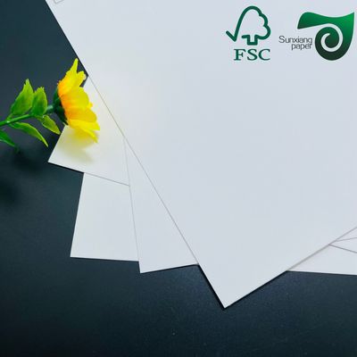 FSC 150gsm 170gsm 190gsm Virgin White Kraft Paper Rolls  Perfect For Making Paper Bags