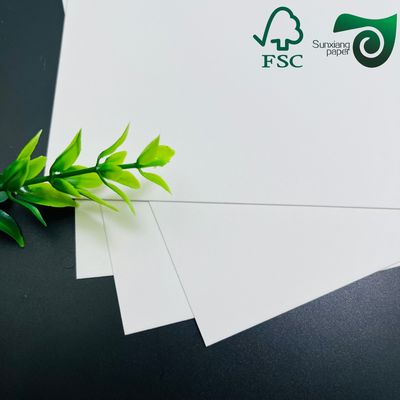 FSC Food Safe White Kraft Paper For Bag Making Ultra Strong Tearproof All Wood Pulp