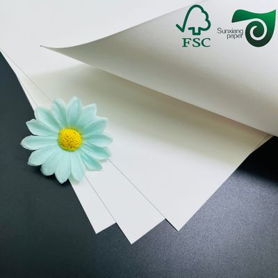 White Kraft Paper 110gsm 120gsm High Stiffness Shopping Bag Grade Sunxiang Paper
