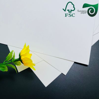 White Kraft Paper 110gsm 120gsm High Stiffness Shopping Bag Grade Sunxiang Paper