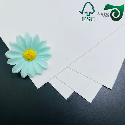 325gsm FSC Uniform White Coated Kraft Back Paper 70cm 100cm Perfect For Bread Packaging