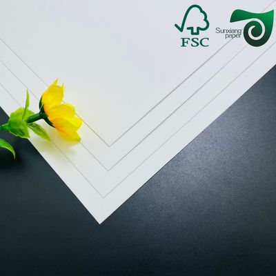 White Kraft Paper 110gsm 120gsm High Stiffness Shopping Bag Grade Sunxiang Paper