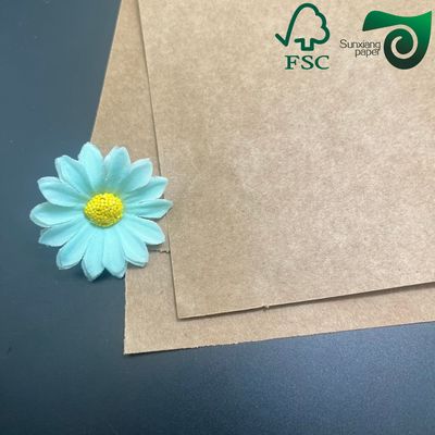 FSC 90gsm High Strength Brown Kraft Paper  Food Grade Bag Paper For Kraft Paper Bags Handbags