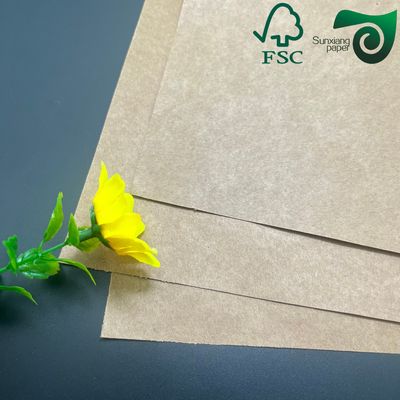 FSC High Wet Strength Brown Kraft Paper Rolls For Cooling Pads  70gsm 100gsm