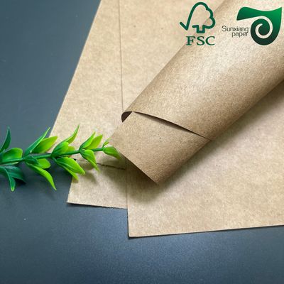 FSC High Wet Strength Brown Kraft Paper Rolls For Cooling Pads  70gsm 100gsm