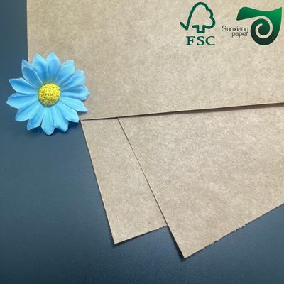 FSC Certified Natural Kraft Paper 100gsm 90gsm Premium Solution For Grocery Bags Packaging