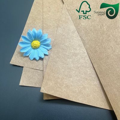 FSC Certified High Wet Strength Brown Kraft Paper Rolls  70gsm 100gsm  For Cooling Pads