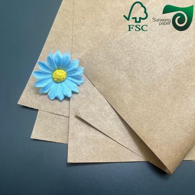 FSC Certified High Wet Strength Brown Kraft Paper Rolls  70gsm 100gsm  For Cooling Pads