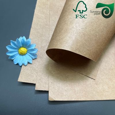 FSC80gsm 90gsm High Wet Strength Brown Kraft Paper Rolls For Cooling Pads