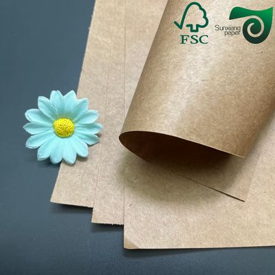 FSC 80gsm  90gsm High Wet Strength Brown Kraft Paper Rolls For Evaporative Cooling Pads