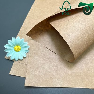 FSC High Wet Strength Brown Kraft Paper Rolls  70gsm 100gsm  For Cooling Pads
