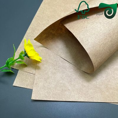 FSC High Wet Strength Brown Kraft Paper Rolls  70gsm 100gsm  For Cooling Pads