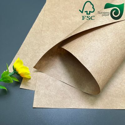 FSC High Wet Strength Brown Kraft Paper Rolls  70gsm 100gsm  For Cooling Pads