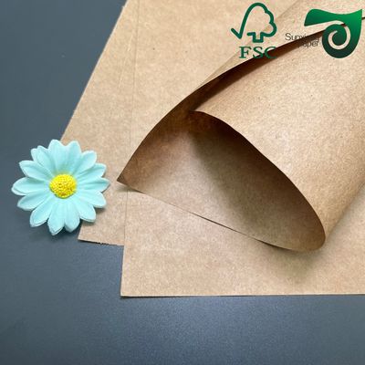 FSC High Wet Strength Brown Kraft Paper Rolls  70gsm 100gsm  For Cooling Pads