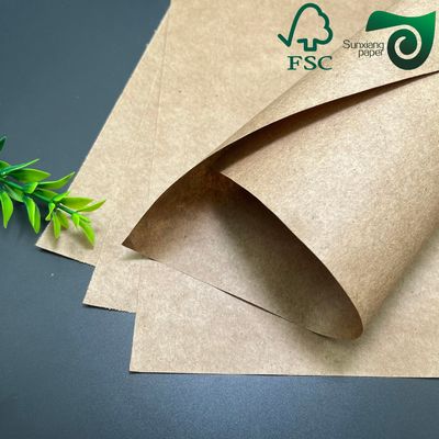 FSC High Wet Strength Brown Kraft Paper Rolls  70gsm 100gsm  For Cooling Pads