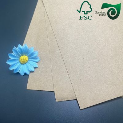 80g Natural Brown Wet Strength Packaging Kraft Wrapping Board FSC Kraft Liner Paper