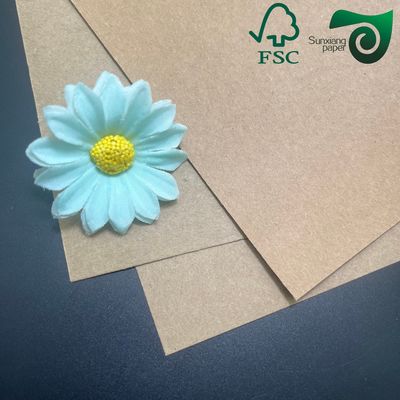 FSC 90gsm 300gsm Kraft Craft Jumbo Roll Paper For Corrugated Board Making