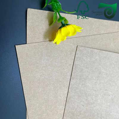 80g Natural Brown Wet Strength Packaging Kraft Wrapping Board FSC Kraft Liner Paper