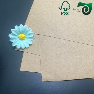 FSC 90gsm 300gsm Kraft Craft Jumbo Roll Paper For Corrugated Board Making