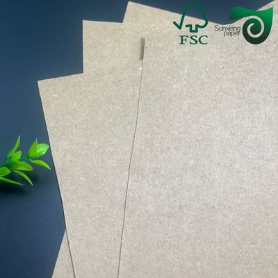 FSC 36"  1200ft 120g 150g Unbleached Kraft Paper For Courier Bags