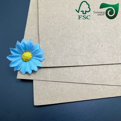 FSC 36"  1200ft 120g 150g Unbleached Kraft Paper For Courier Bags